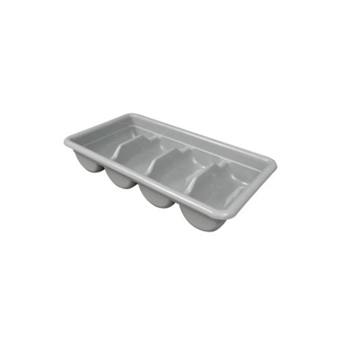 Cambro 4-Compartment Cutlery Box, Light Gray