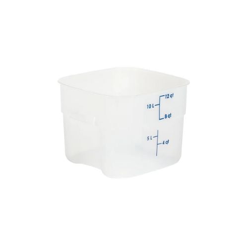 Cambro Polypropylene Storage Container L29xW29xH22cm, 11.4L, Translucent, Camsquare Freshpro