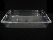 Cambro Polycarbonate 1/1 Size GN Food Pan H10cm / H4", Clear, Camwear®