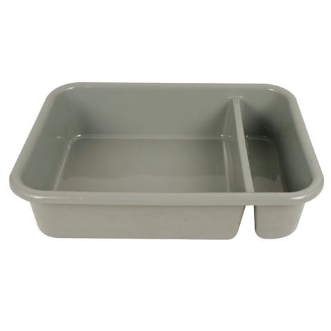 Cambro Cambox/Utility Box 2-Compartment 16x21", Light Gray