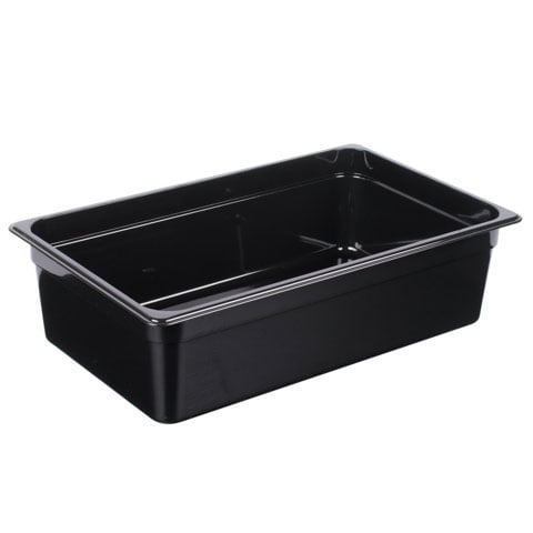 Cambro Food Pan 1/1 Size, 6", Black