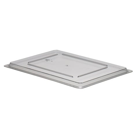 Cambro Food Storage Box Cover 18X26", Flat, Clear