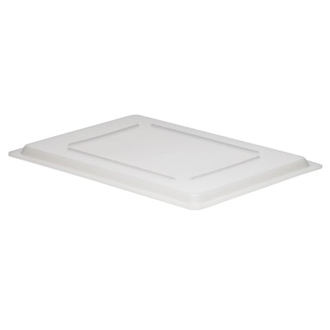 Cambro Food Storage Box Cover 18X26" Dim, Flat, White