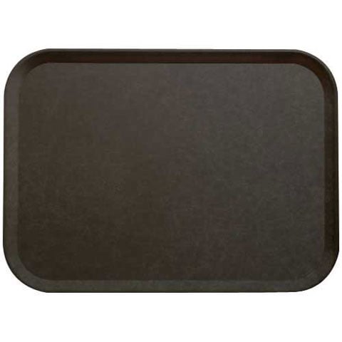 Cambro Camtread Rectangular Tray 18x26", Black Satin