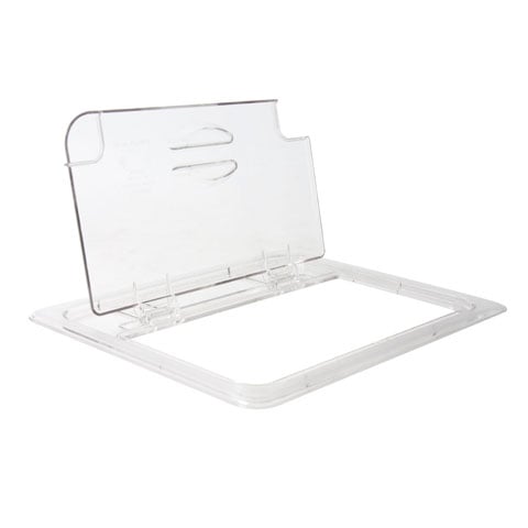 Cambro GN 1/2 Pan Notched Fliplid, Clear