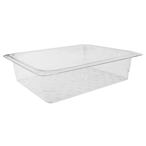 Cambro Food Pan Colander 1/2x3", Clear