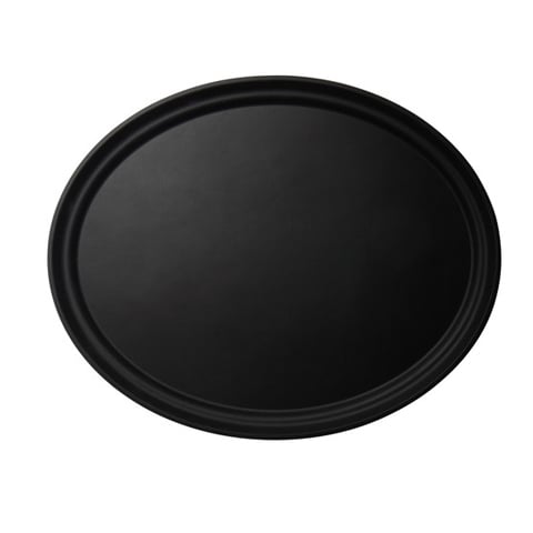 Cambro Camtread Oval Tray 25", Black