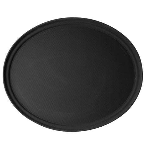 Cambro Camtread Oval Tray 29", Black