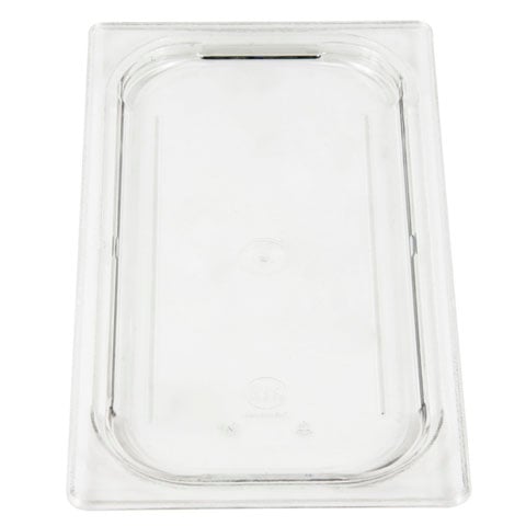 Cambro Polycarbonate Flat Lid For 1/3 Size GN Food Pan, Clear, Camwear®