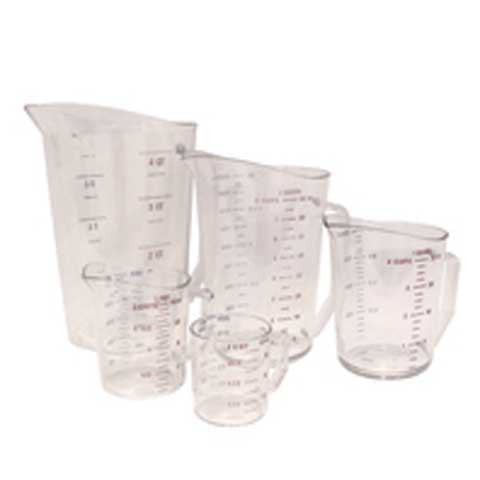 Cambro Polycarbonate Measuring Cup 4qt/4L Cap, Clear