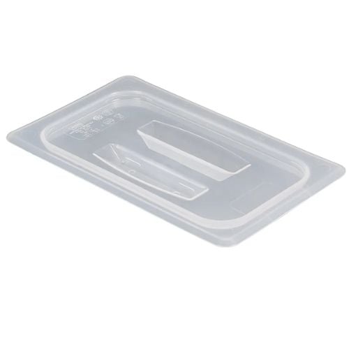 Cambro Cover With Handle For Food Pan 1/4 Size, Translucent