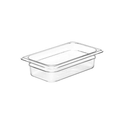 Cambro Food Pan 1/4 Size, 2.5", Clear