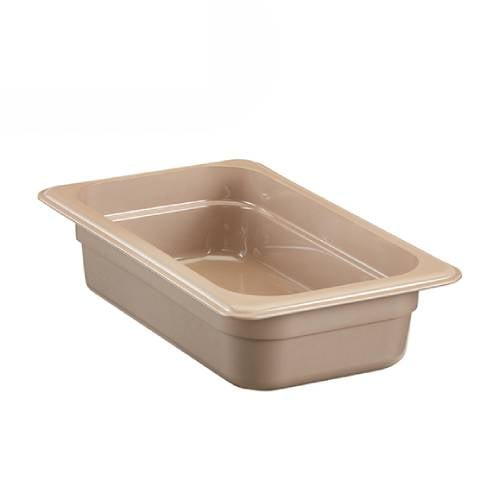 H-PAN 1/4 SIZE, 2.1/2" DEEP, TEMP TOLERANCE -40˚C to 190˚C, SANDSTONE, CAMBRO