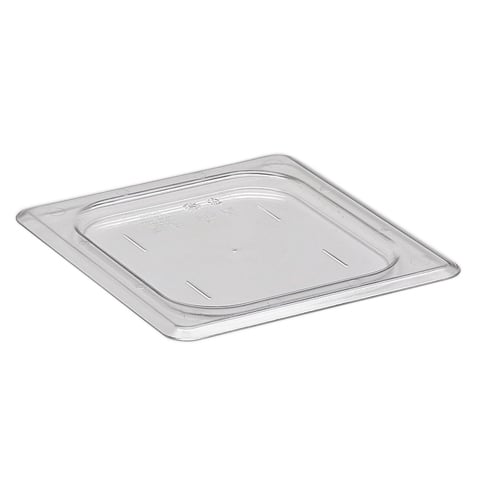 Cambro Polycarbonate Flat Lid For 1/6 Size GN Food Pan, Clear, Camwear®