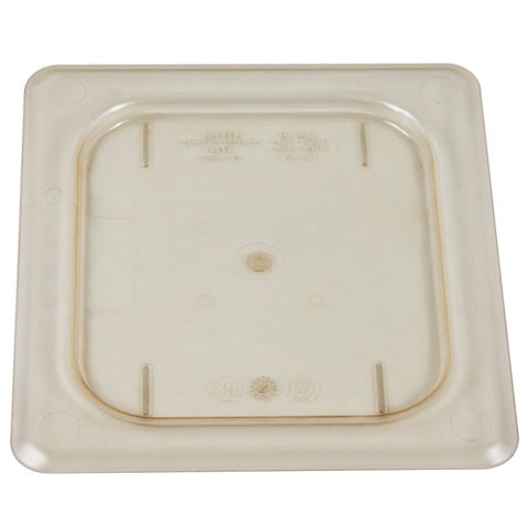 Cambro Flat Lid For 1/6 Size H-Pan, Amber