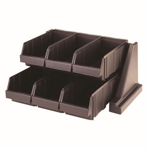 Cambro Organizer W6 Bins, Black