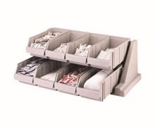 Cambro Organizer With 9 Bins, Black