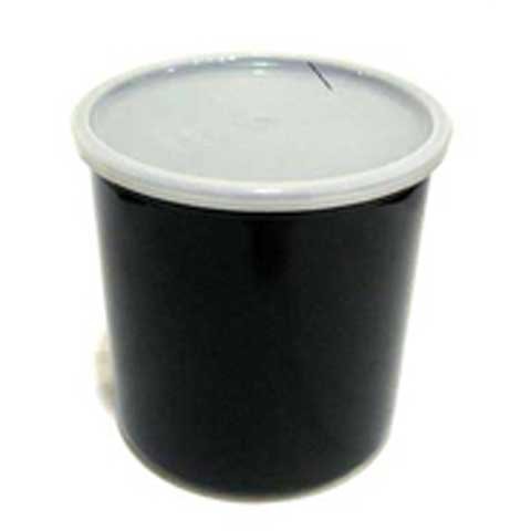 Cambro Polypropylene Solid Colour Crock/Condiment Container 1.2qt With Lid, Black