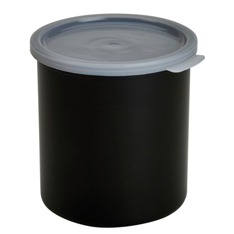 Cambro Polypropylene Solid Colour Crock/Condiment Container 2.7qt With Lid, Black