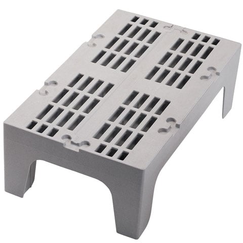 Cambro Dunnage Rack L76xW53.3xH30Cm Slotted, Gray