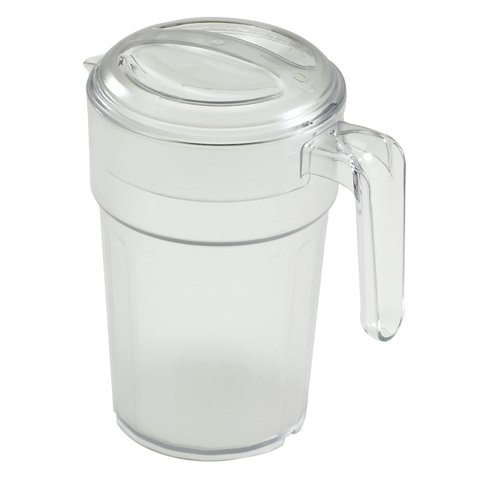 Cambro Camwear Pitcher With Lid 34oz , Clear