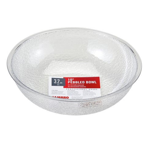 Cambro Round Pebbled Bowl 10"