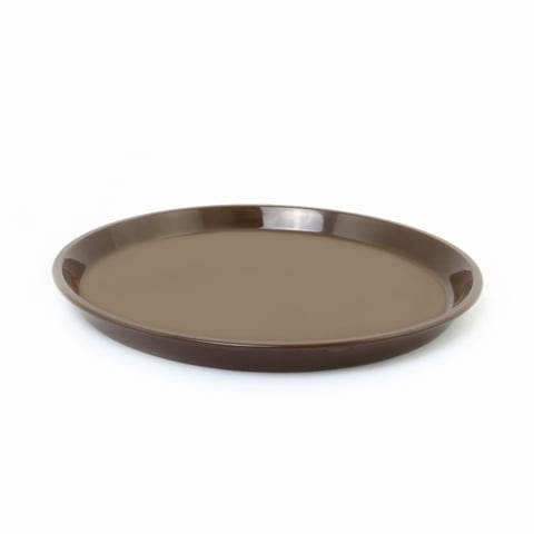 Cambro Polytread Round Tray 14", Brown