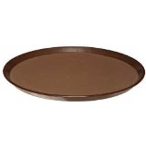 Cambro Polytread Round Tray 16", Brown