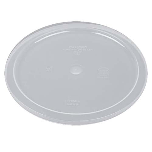 Cambro Cover Fit Round Container 12, 18 & 22qt, Translucent