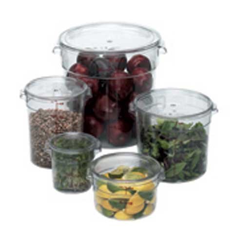Cambro Cover Fit Round Container 6 & 8qt, Clear