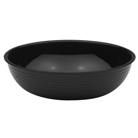 Cambro Round Ribbed Bowl 12", Black