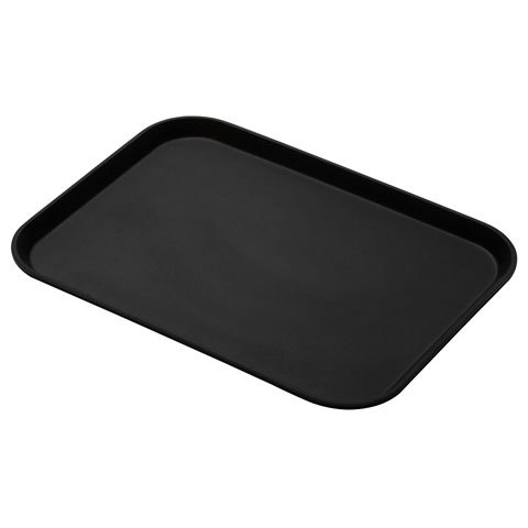 Cambro Camtread Rectangular Tray 14x18", Black Satin