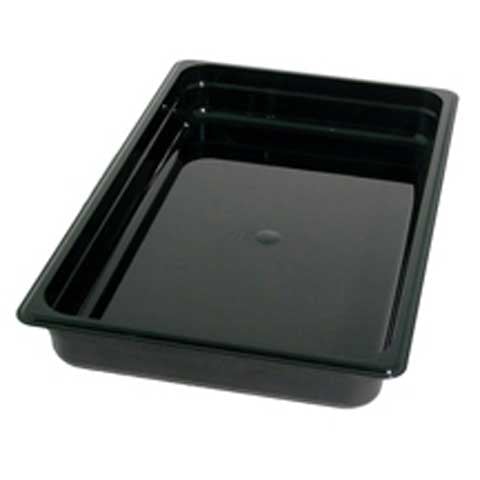 Cambro Food Pan 1/1 Size, 4", Black