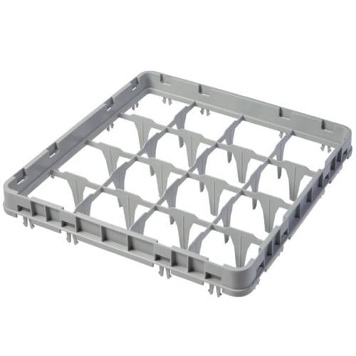 Cambro 16-Compartment Full Drop Extender, Soft Gray
