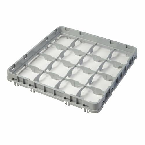 Cambro 16-Compartment Half Drop Extender, Soft Gray