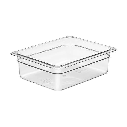 Cambro Food Pan 1/2 Size, 4", Clear