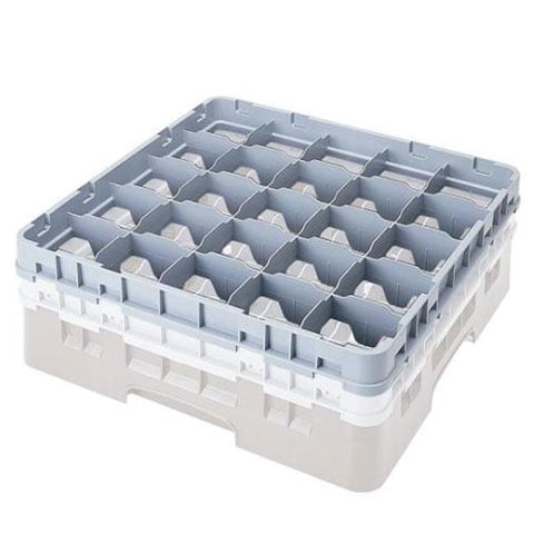 Cambro 25-Compartment Half Drop Extender, Soft Gray