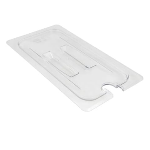 Cambro Notched Cover For Food Pan 1/3 Size, With Handle, Clear