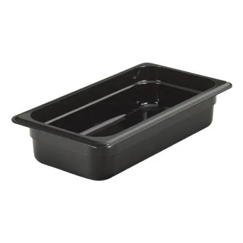 Cambro Food Pan 1/3 Size, 2.5", Black