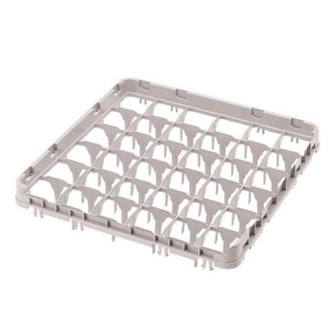 Cambro 36-Compartment Full Drop Extender, Soft Gray