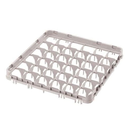 Cambro 36-Compartment Full Drop Extender, Soft Gray