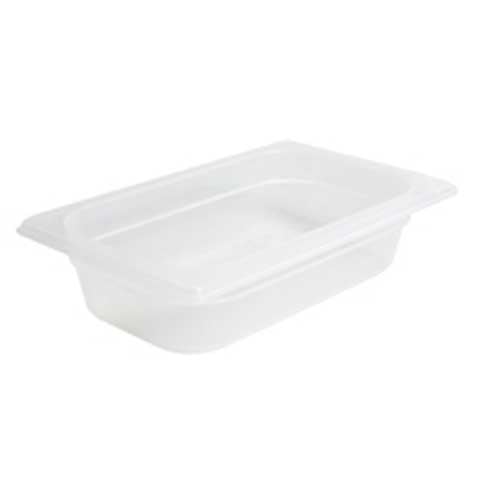 Cambro Food Pan 1/4 Size, 4", Translucent