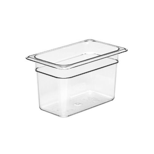 Cambro Food Pan 1/4 Size, 6", Clear