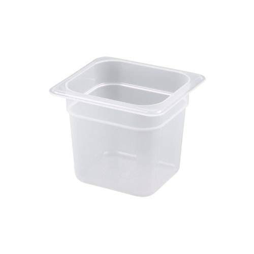 Cambro Food Pan 1/6 Size, 6", Translucent