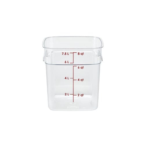 Cambro Freshpro PC Camsquare Container L22.9xW22.9xH24.3cm, 7.6L/8Qt, Clear