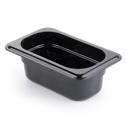 Cambro Food Pan 1/9 Size, 2.5", Black