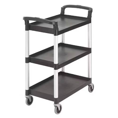 Cambro Knockdown Service Cart, 83.5x41.3x96.5cm, Black