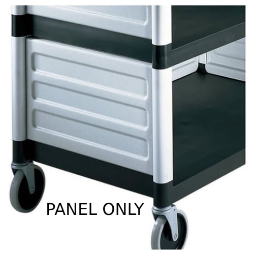 Cambro Shelf Panel Set, (1 Set Consists Of 3 Side Panels), (For BC340KD Cart Only), Speckled Gray