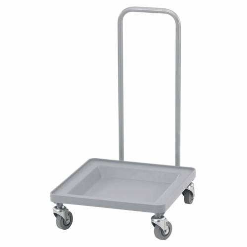 Cambro Camdolly With Handle, 16"x16"x8", Soft Gray