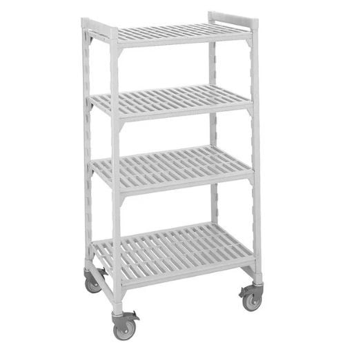 Cambro Mobile Shelving Unit, 4 Shelves, Premium